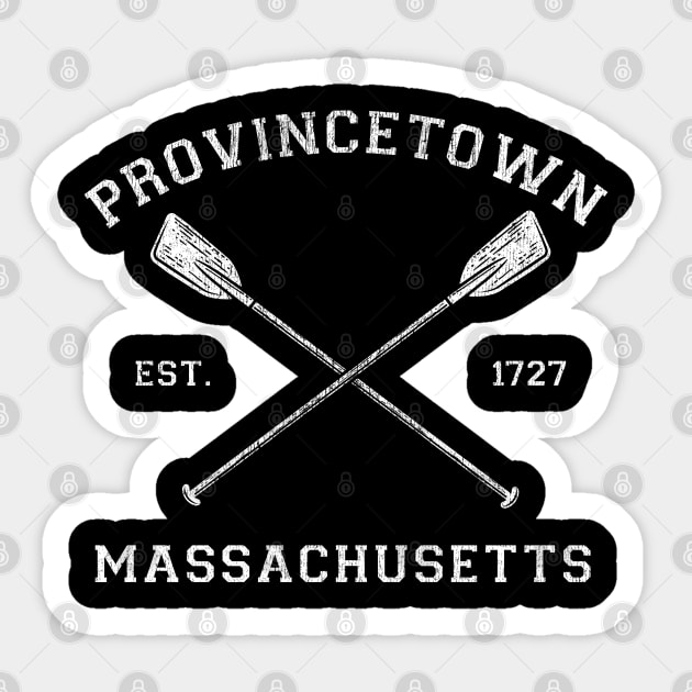 Vintage P-Town Provincetown Vacation product Sticker by Vector Deluxe